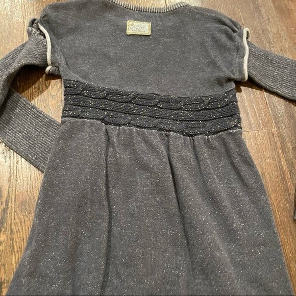 IKKS gray Cozy & Stylish Gray Knit Sweater Dress. size 4 - Picture 7 of 8